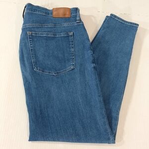 J Crew 9" High-Rise Toothpick Eco Jeans in Ocean Blue